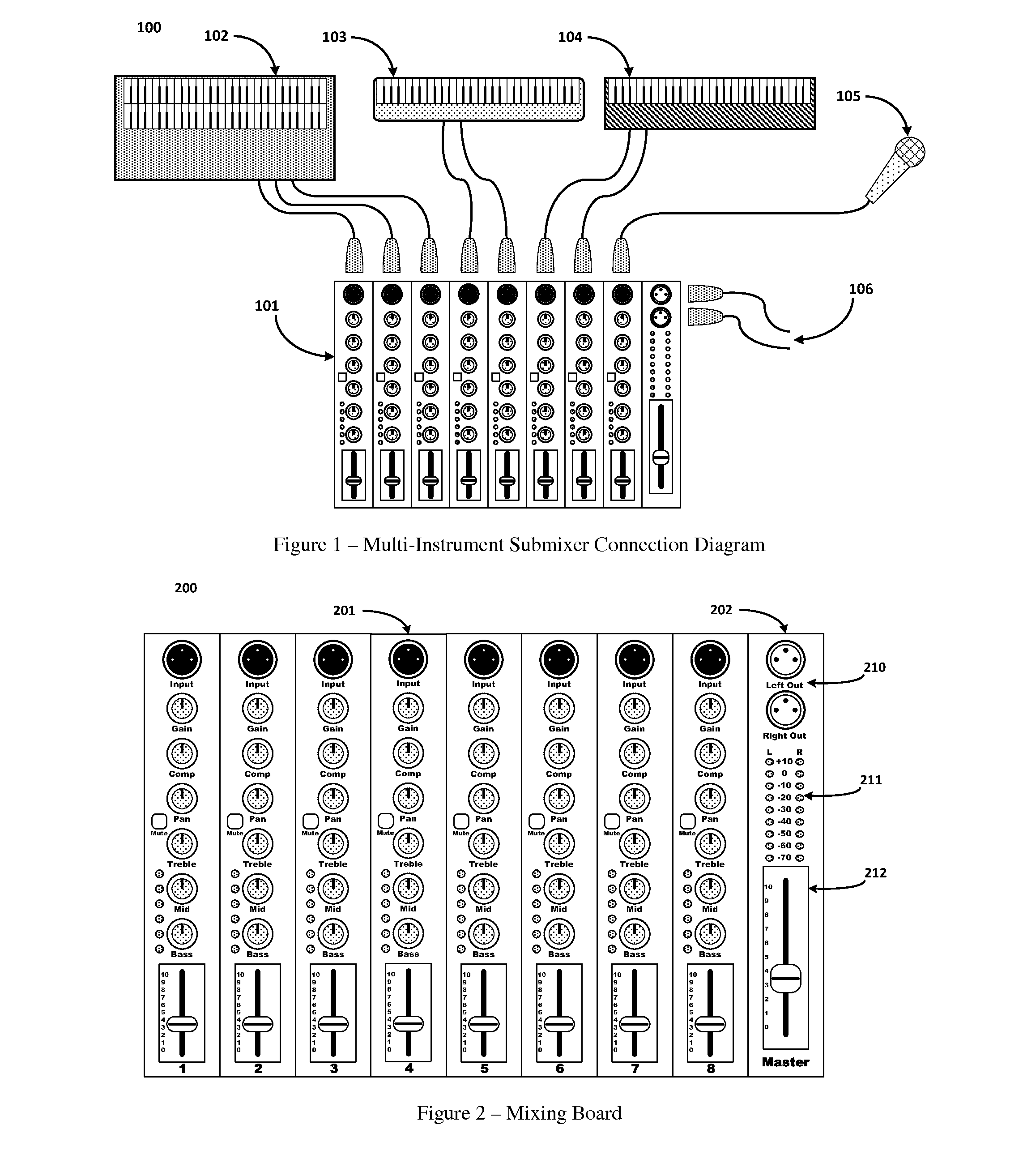 Live Sound Mixer User Interface