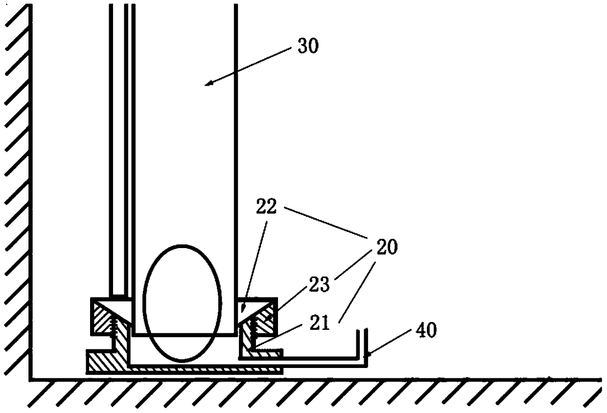 Checking testing device for pool liquid meter of PTR of nuclear power station and testing method of checking testing device