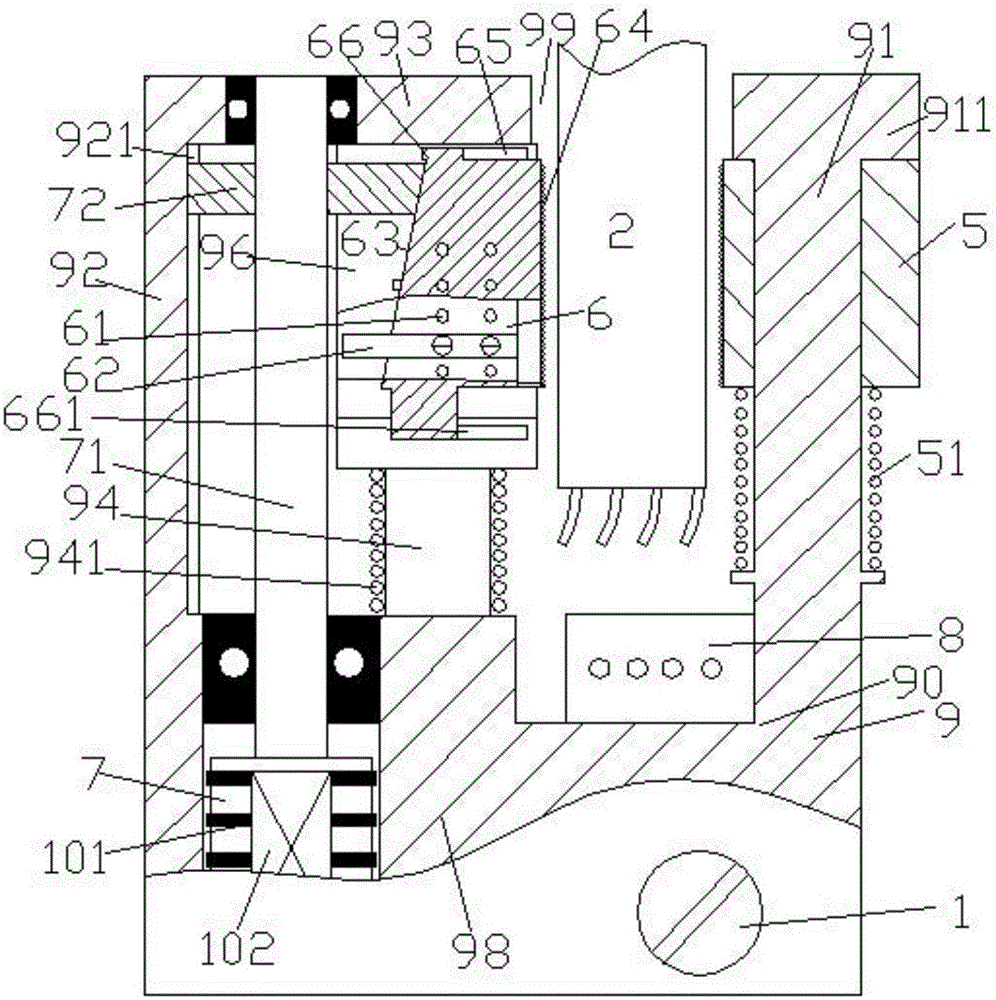 Cable wiring positioning device which cools fast