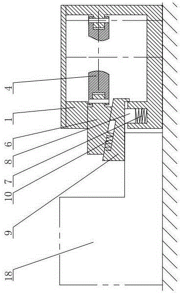 Hydraulic clamping device with powerful self-locking function