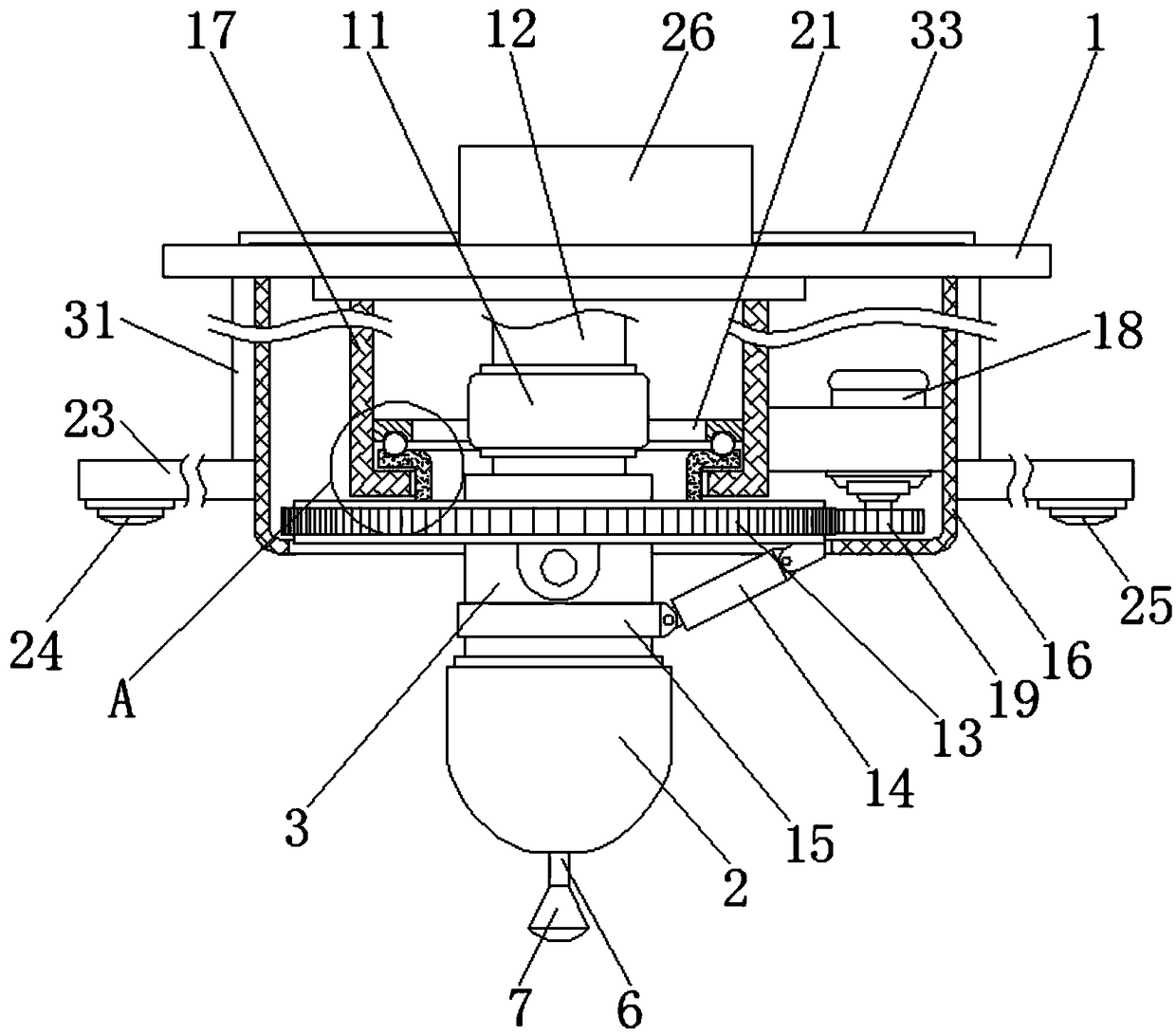 High-pressure water mist fire extinguishing system