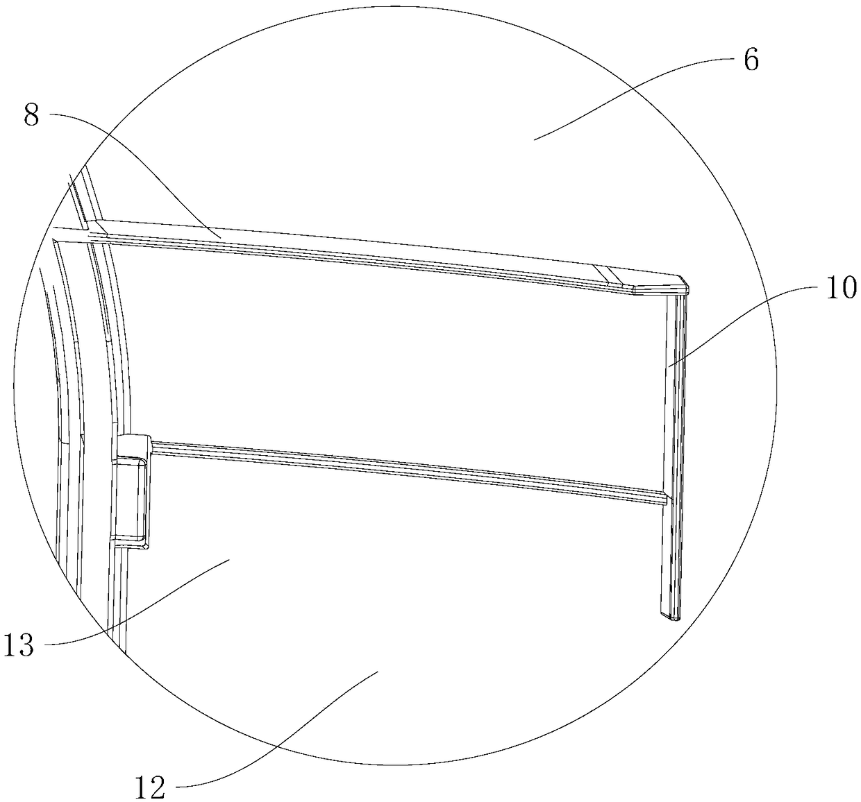 Faceplate structure and floor air conditioner