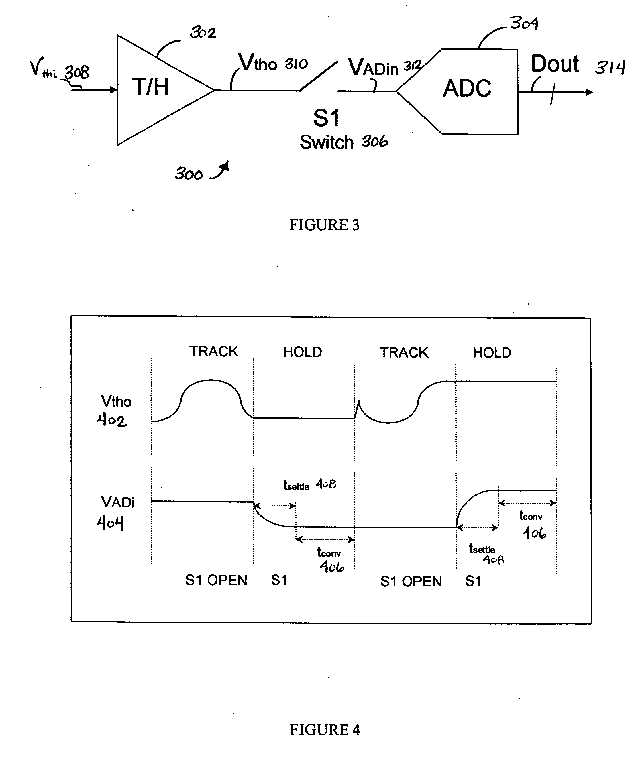 Disconnecting a time discrete circuit from a track-and-hold circuit in track mode