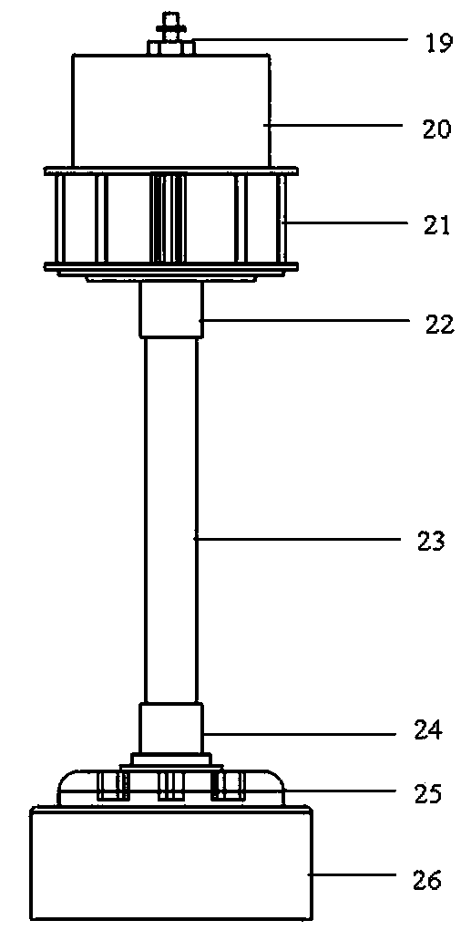 Local electric rotary drilling device