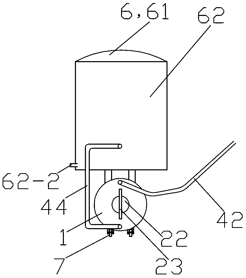 Brake fluid replacing device and working method thereof