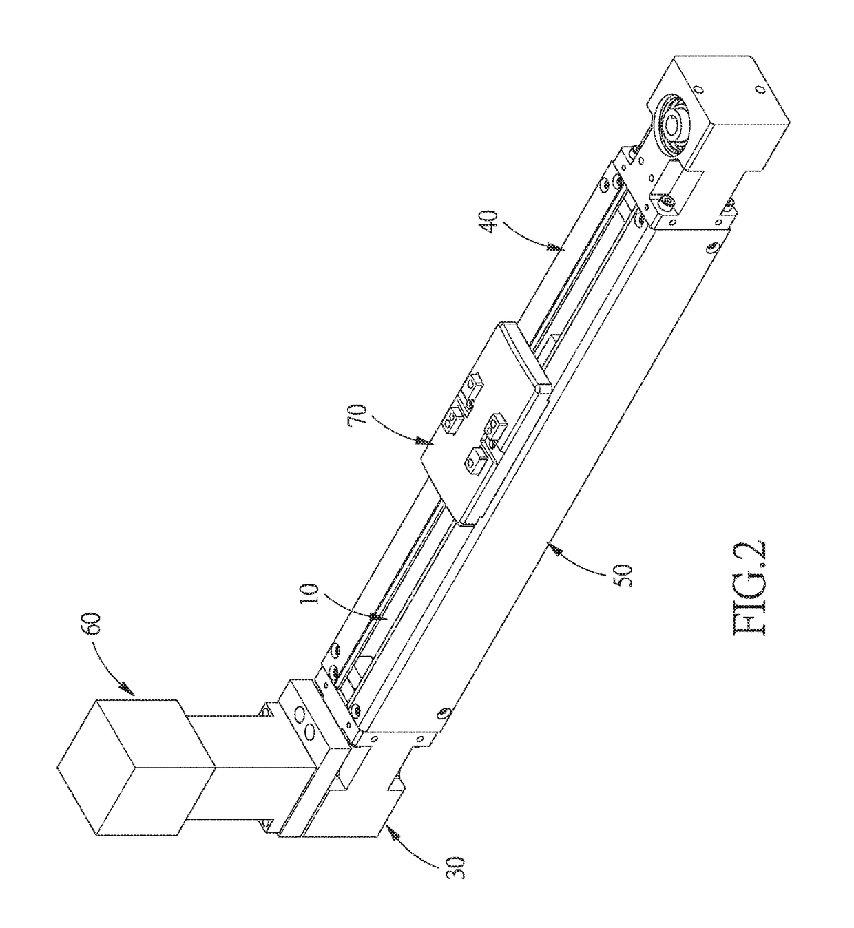 Belt driven linear actuator