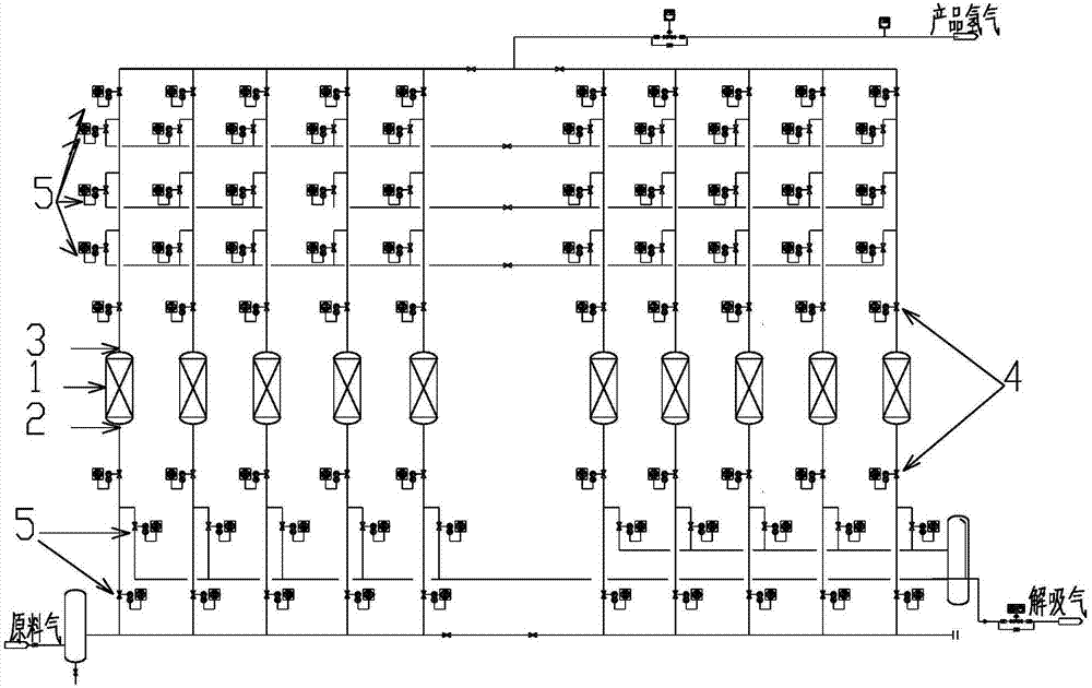 Pressure swing adsorption device and control method thereof