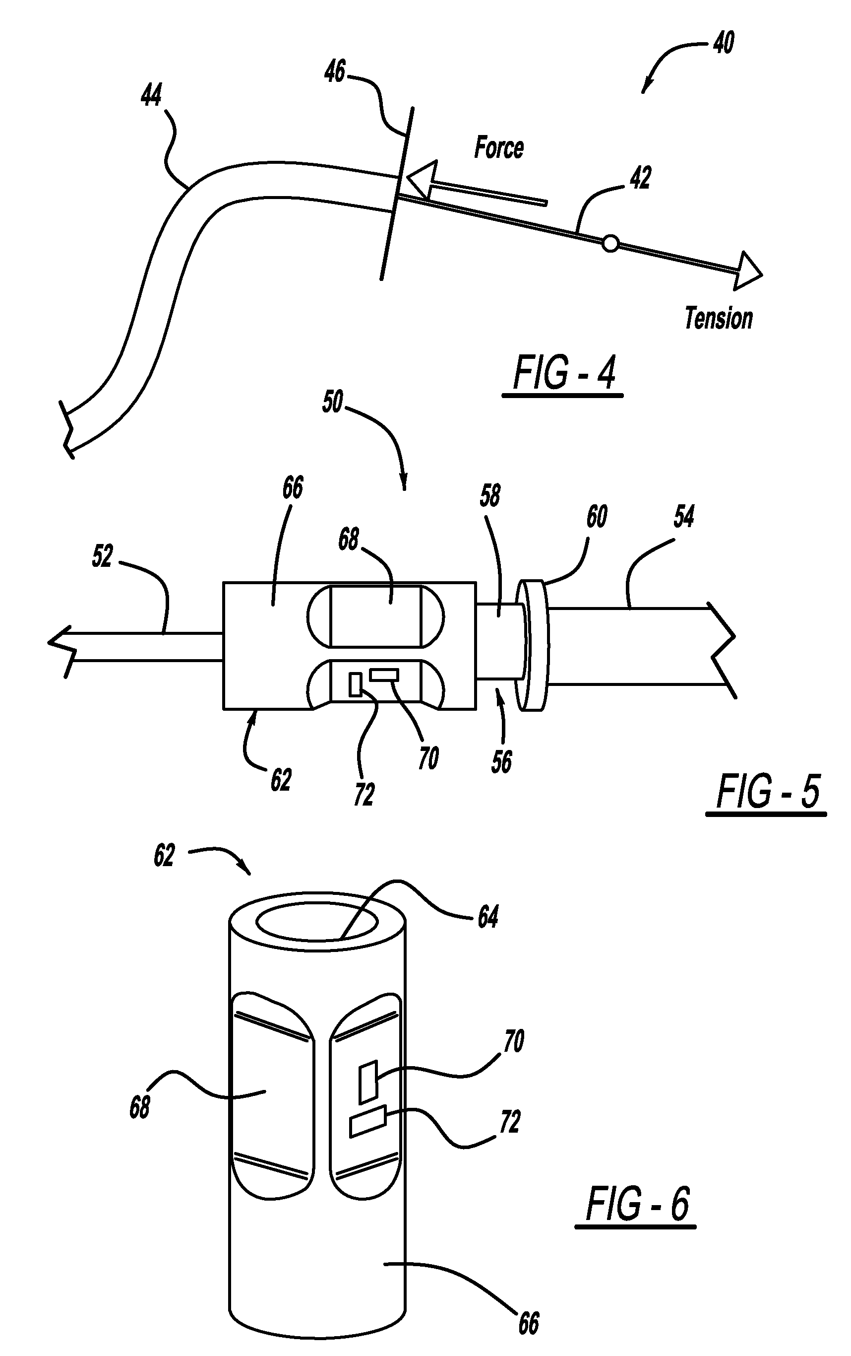 Sensing the tendon tension through the conduit reaction forces