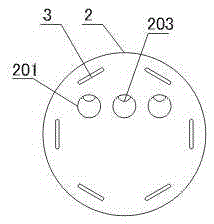 Drum type natural gas drying device