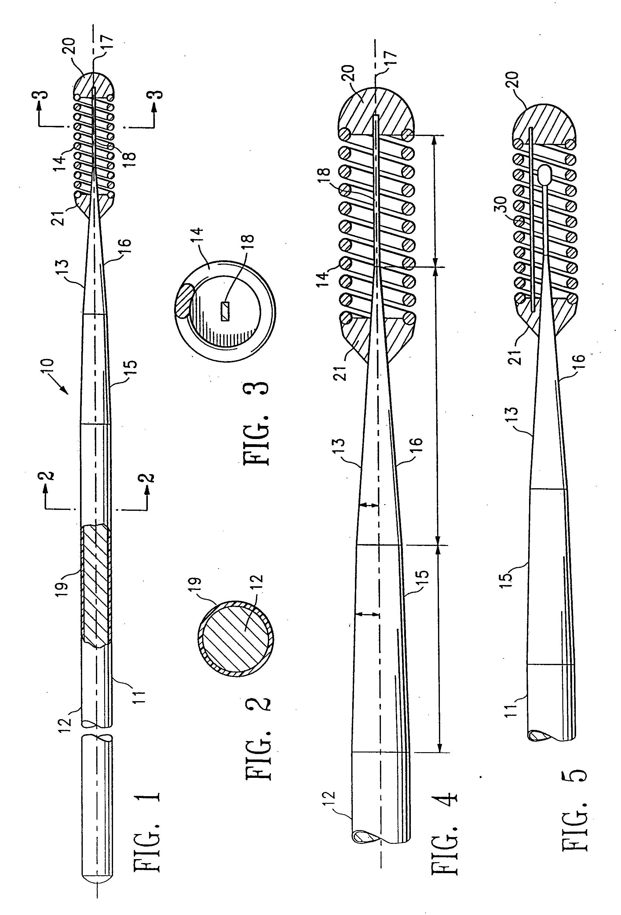 Guidewire having linear change in stiffness