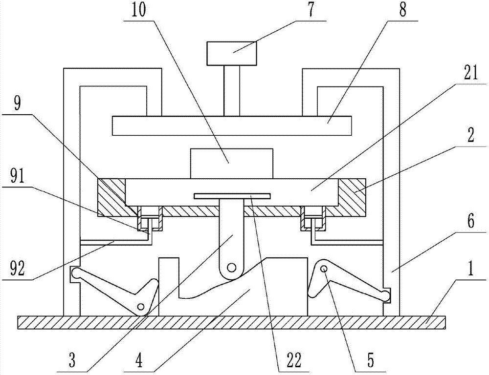 Gear shaping clamp for flange of transmission