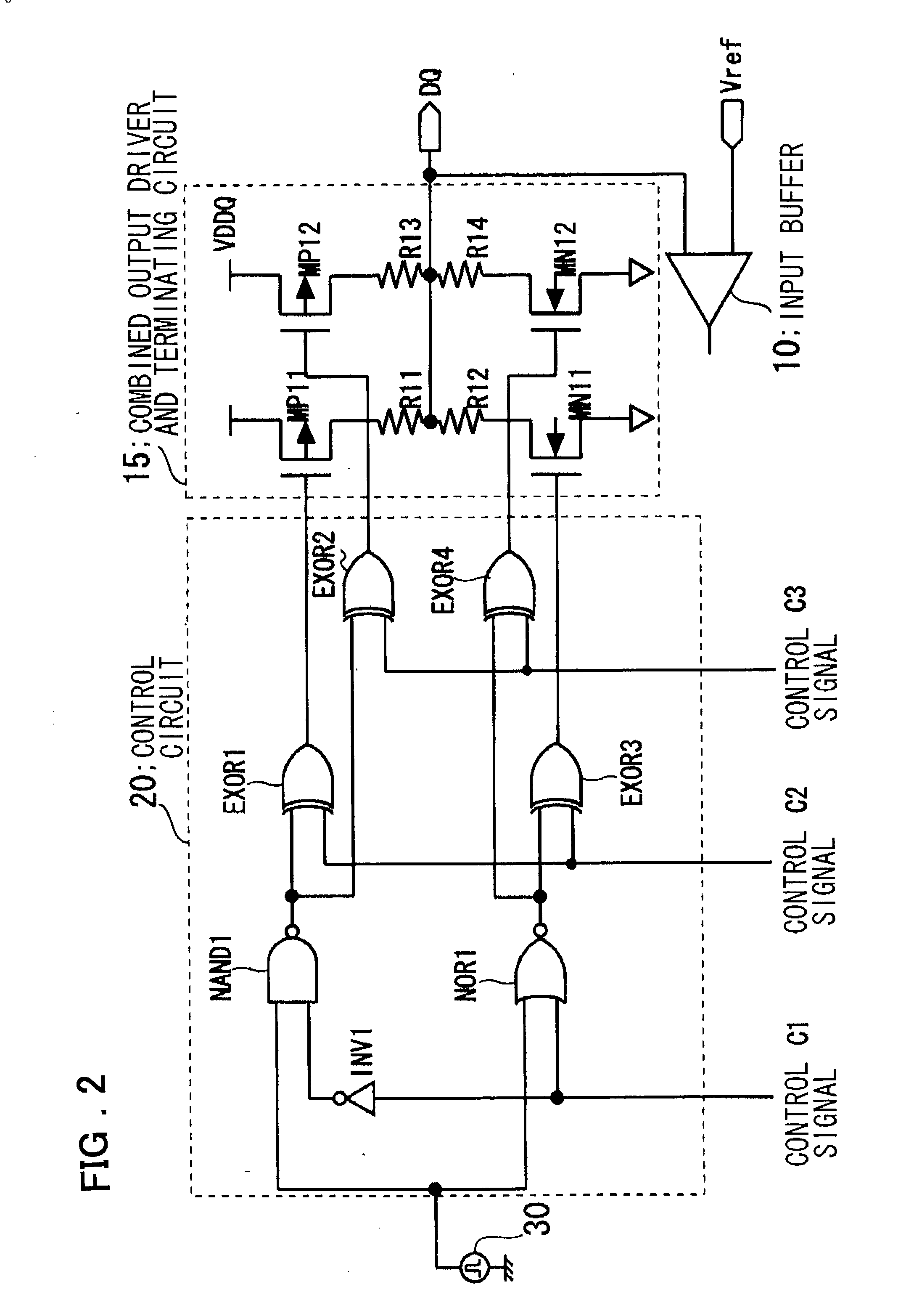 Input/output circuit, reference-voltage generating circuit, and semiconductor integrated circuit