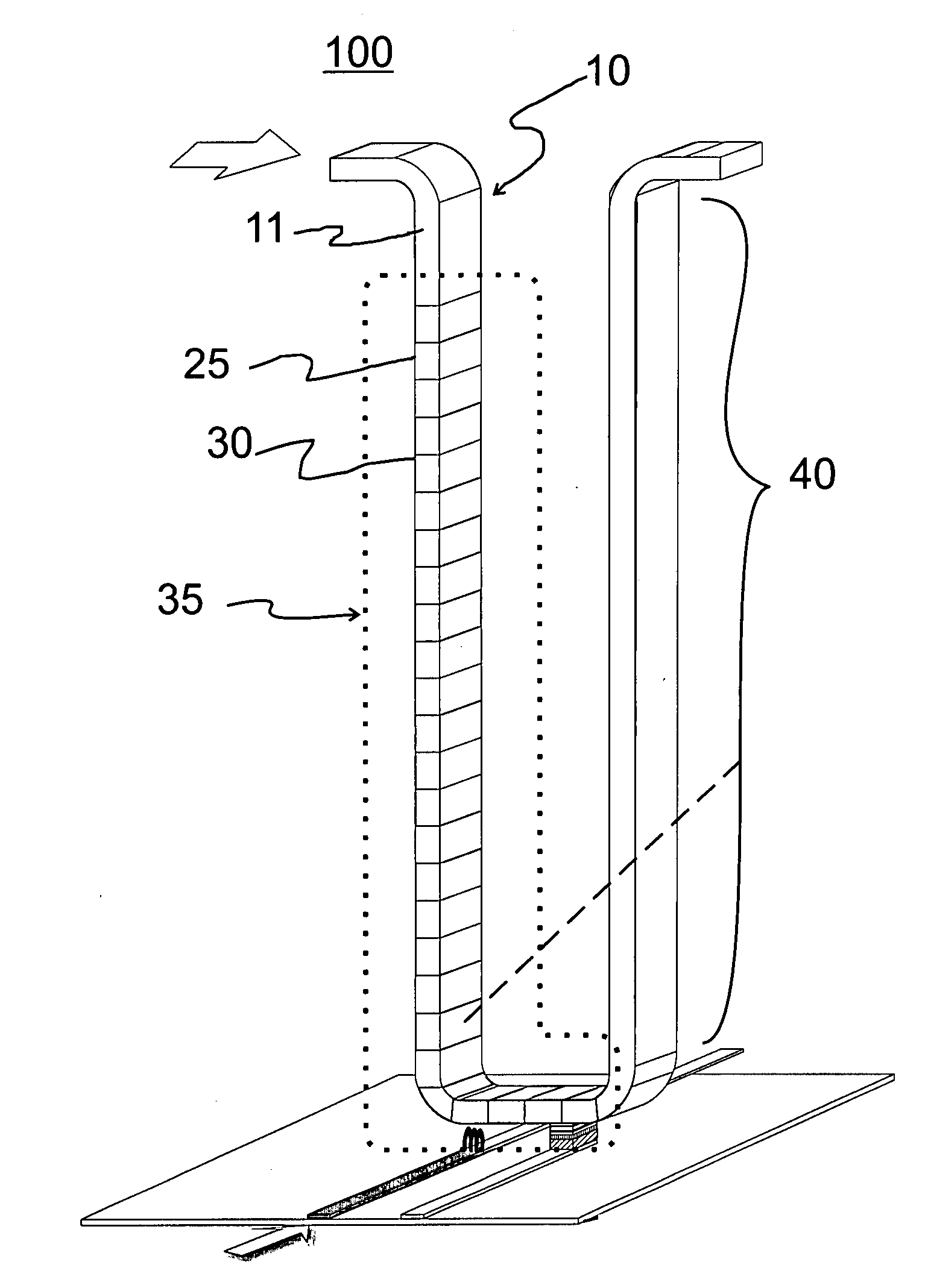 System and method for reading data stored on a magnetic shift register