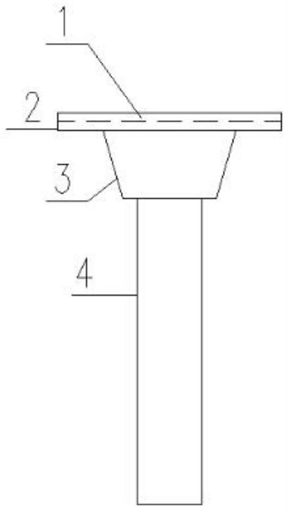 A plugging and sealing device with crack guiding function during static crushing