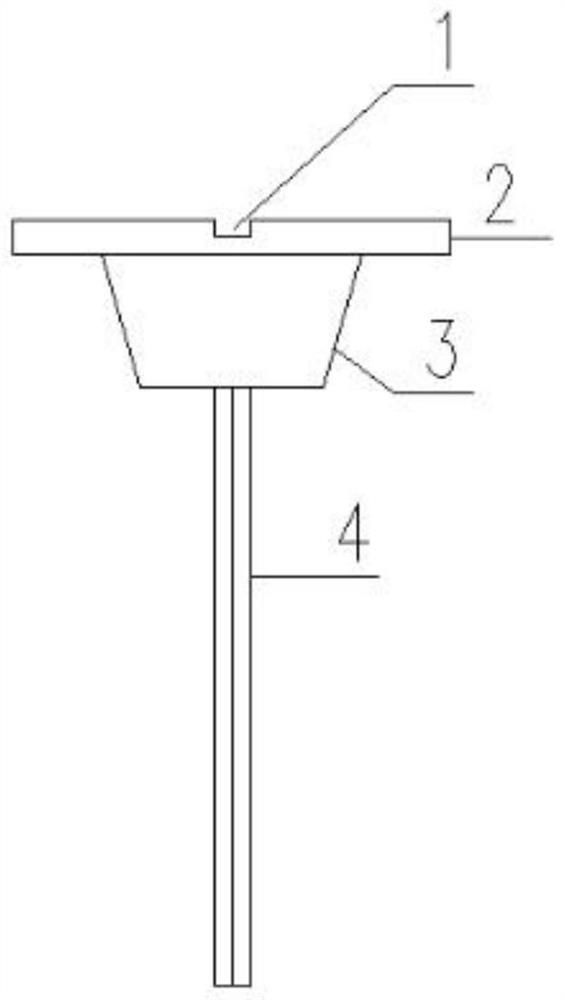 A plugging and sealing device with crack guiding function during static crushing