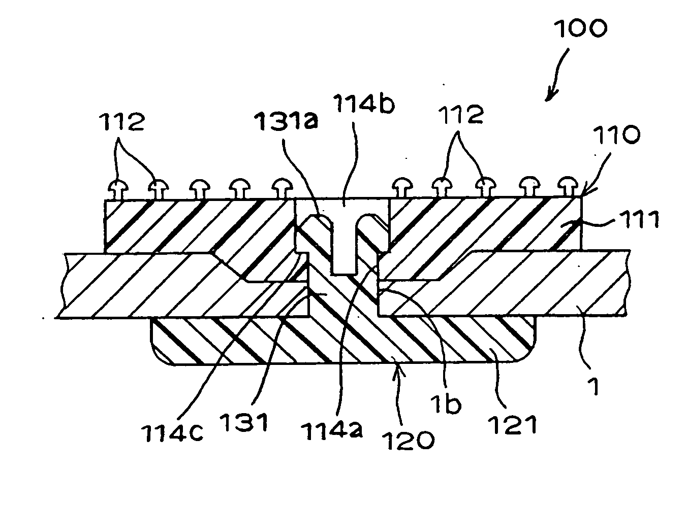 Male fixing member of hook-and loop fastener, and sheet product with the fixing member