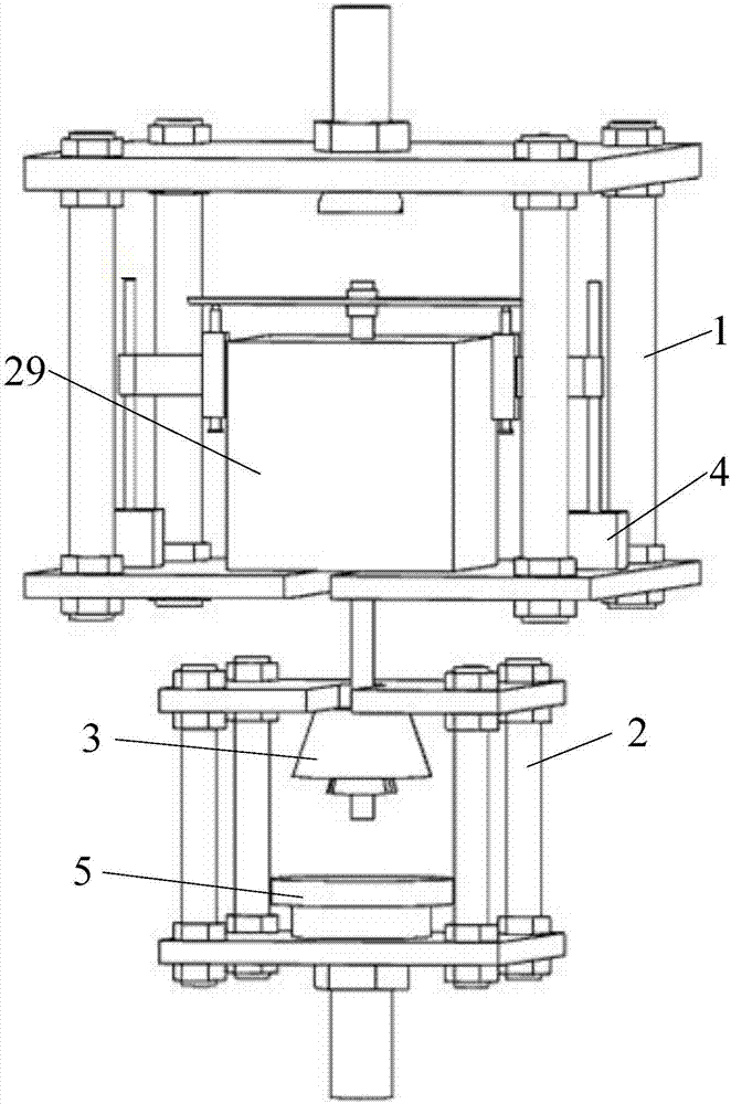 Reinforcing steel bar and concrete pull-out testing device capable of eliminating high-temperature influences