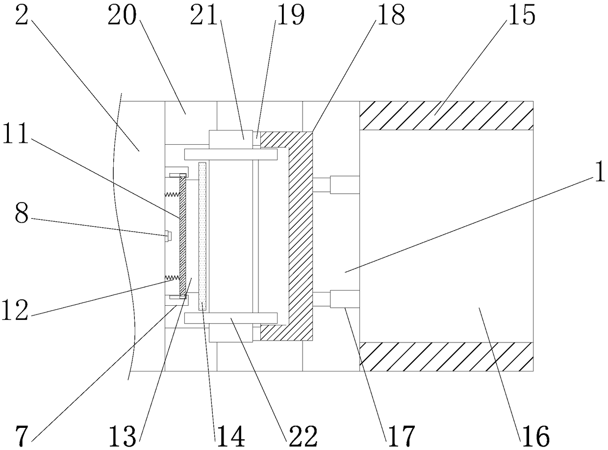 Unloading device convenient for textile fabrics