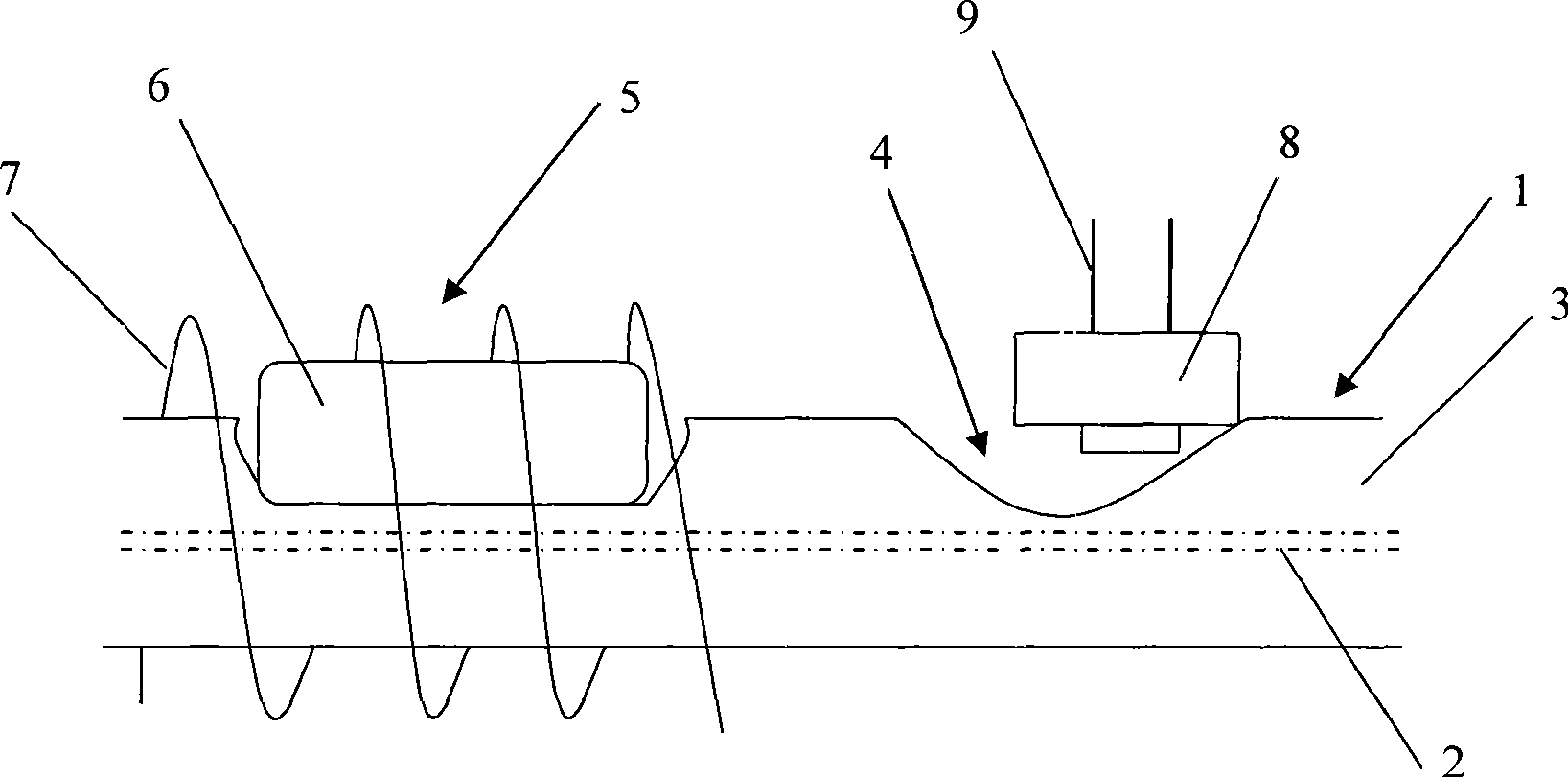 Full optical fiber integrated optical power monitor and manufacturing method thereof