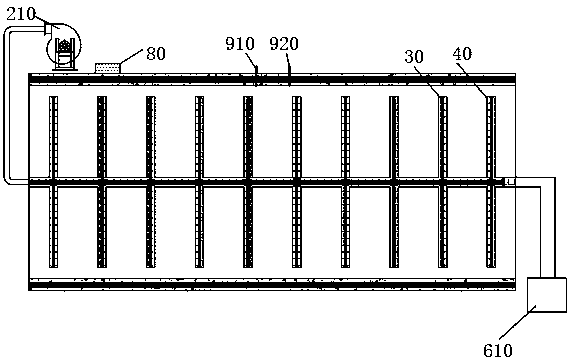 Tubular aeration tank type high-temperature aerobic composting system