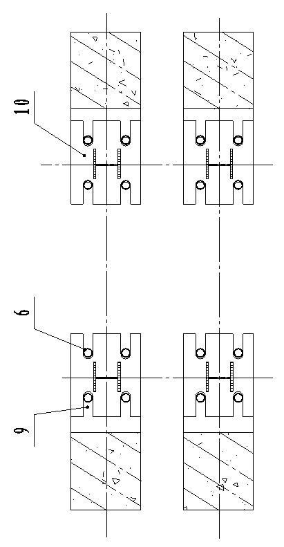 Method for connecting trough-type base of steel trestle with embedded bolt in concrete bracket