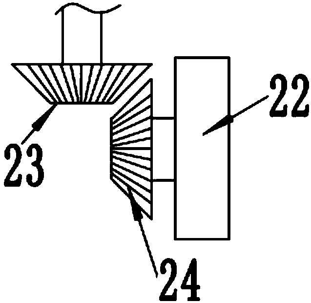 Garden road dust clearing device