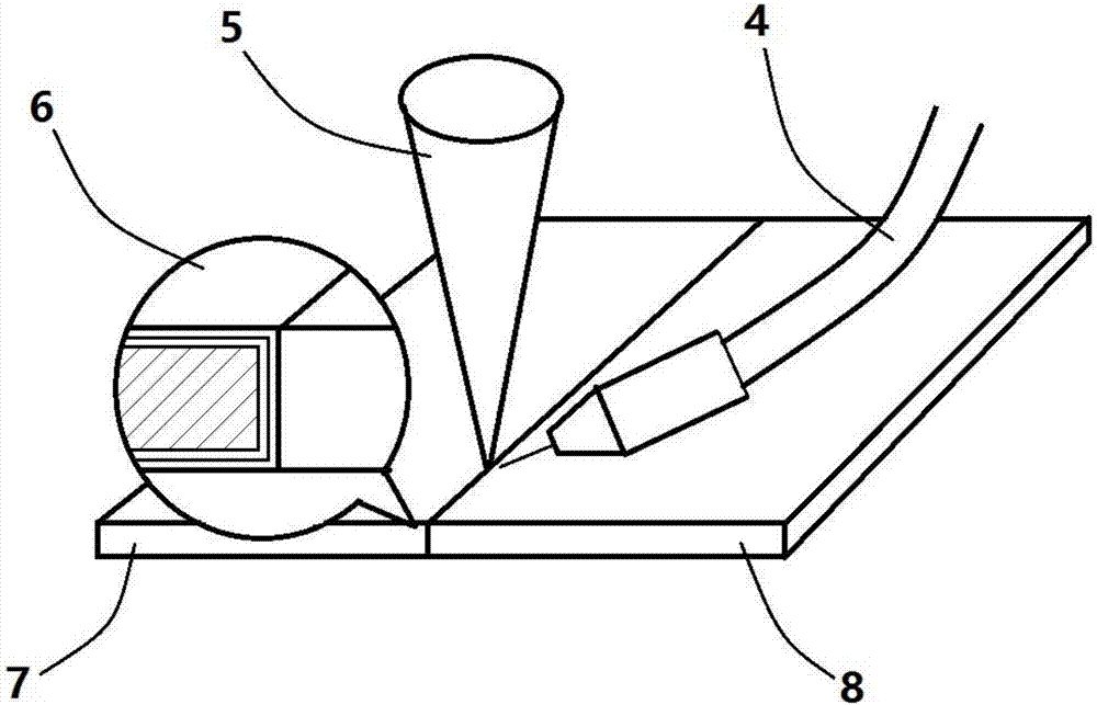 Steel/aluminum soldering method for nickel-zinc-plated composite coating