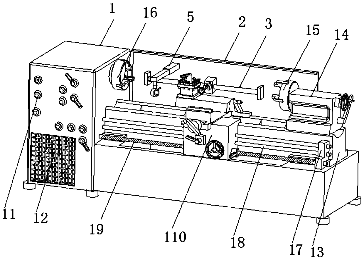 Automatic deviation rectifying method and device for machining hollow shaft