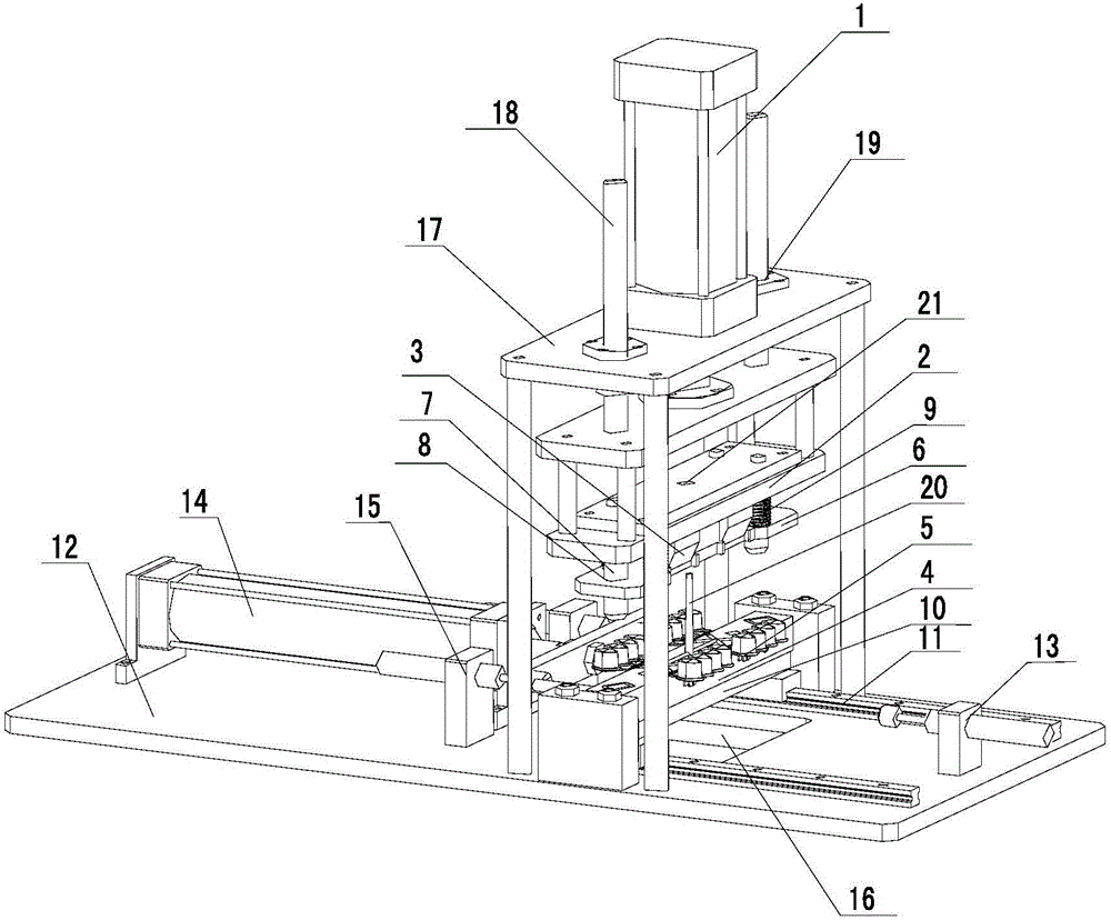 Automatic injection-molding part runner cutting equipment