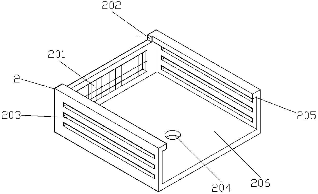 Disaster prevention ecological bank protection slope structure in marine ecological restoration