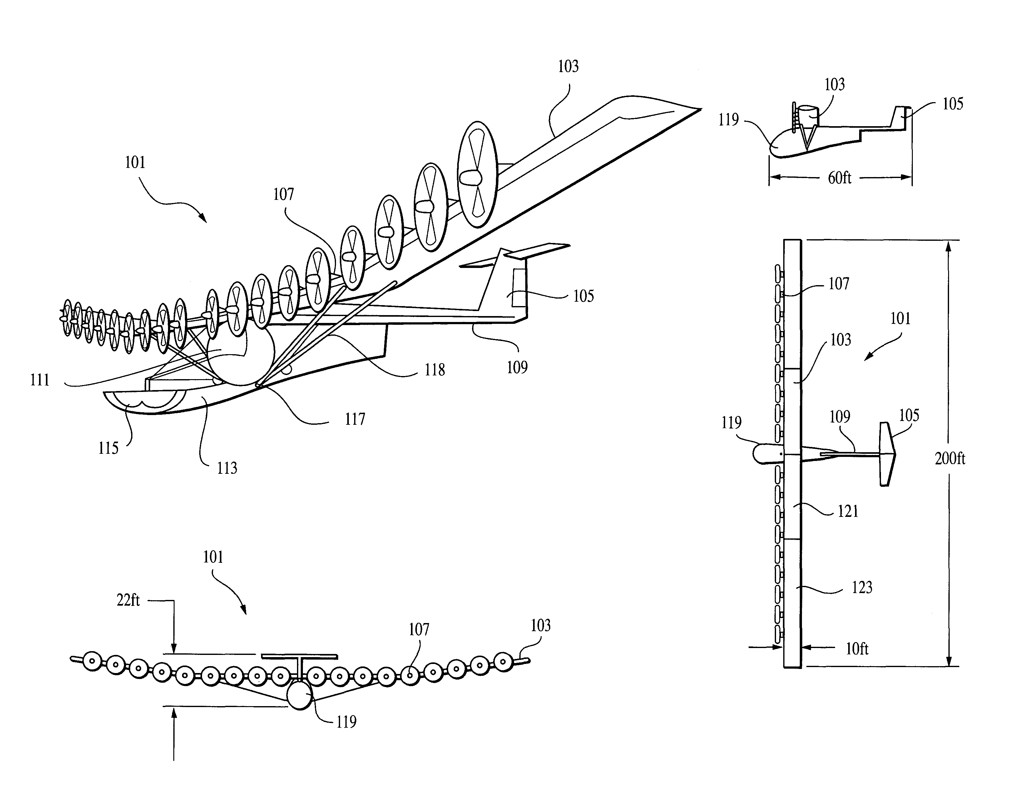 Hydrogen powered aircraft