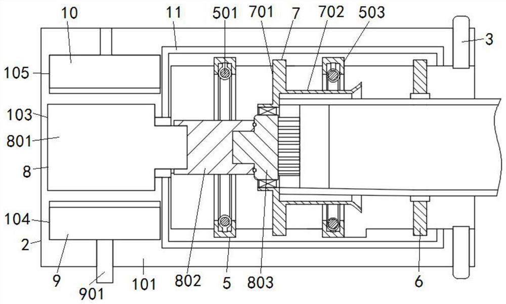 Heating and cleaning device for laparoscope