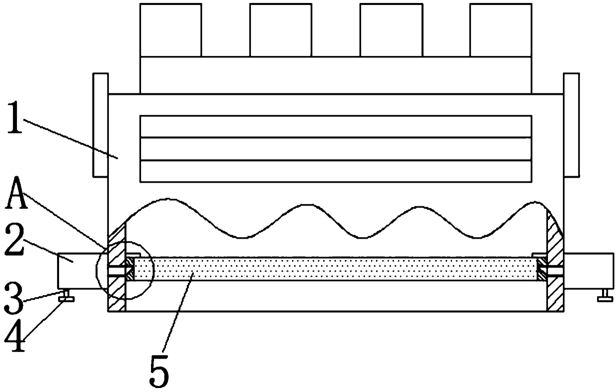 Embedded air conditioner air outlet device