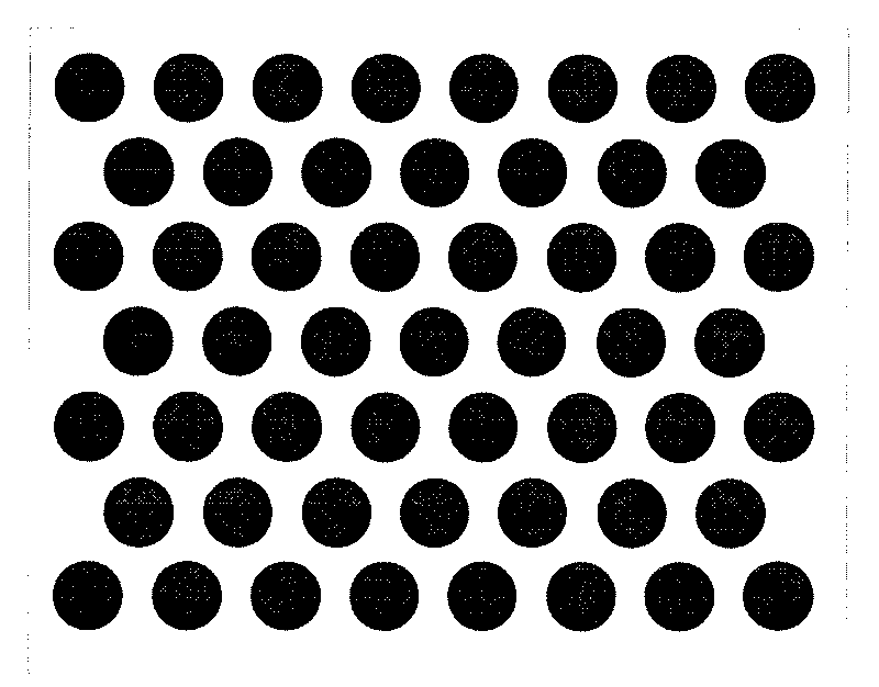 Preparation method for metal Nano structure array