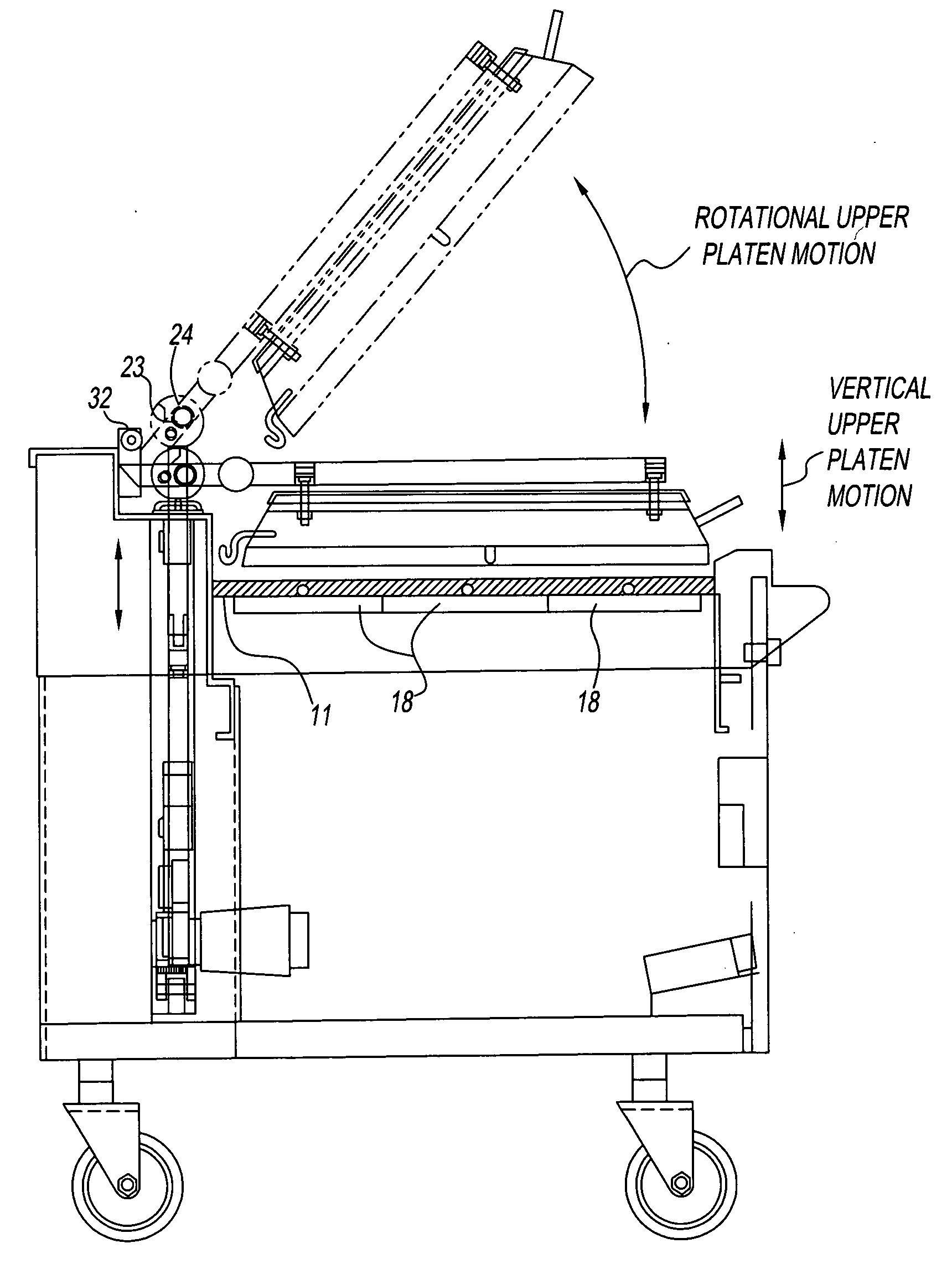 Grill with independent heating zones