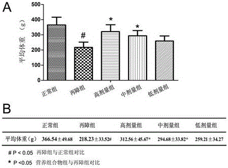 Nutrient composition and application thereof in preparation of medicines for treating aplastic anemia