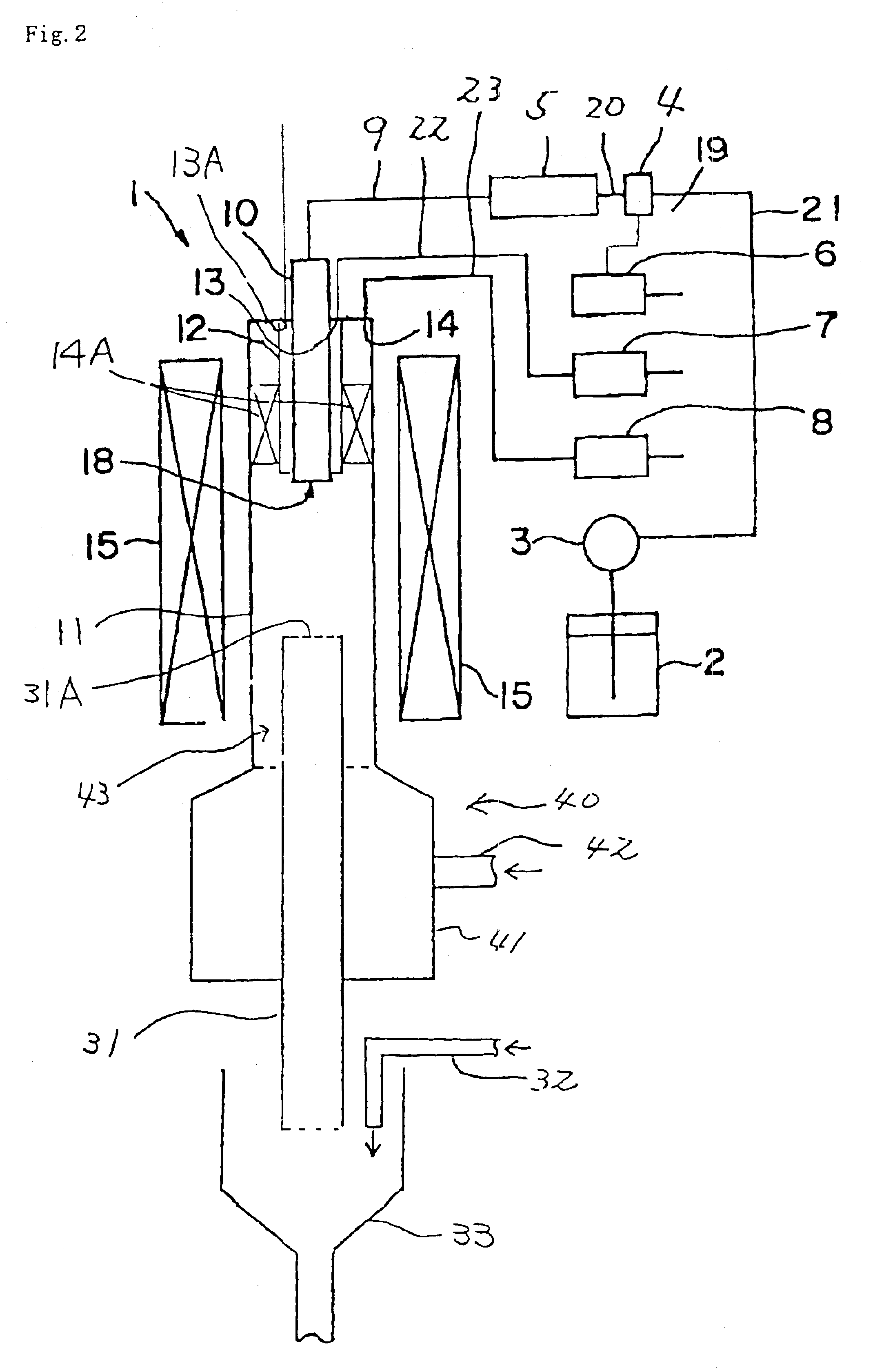 Carbon fibrous matter, production device of carbon fibrous matter, production method of carbon fibrous matter and deposit prevention device for carbon fibrous matter