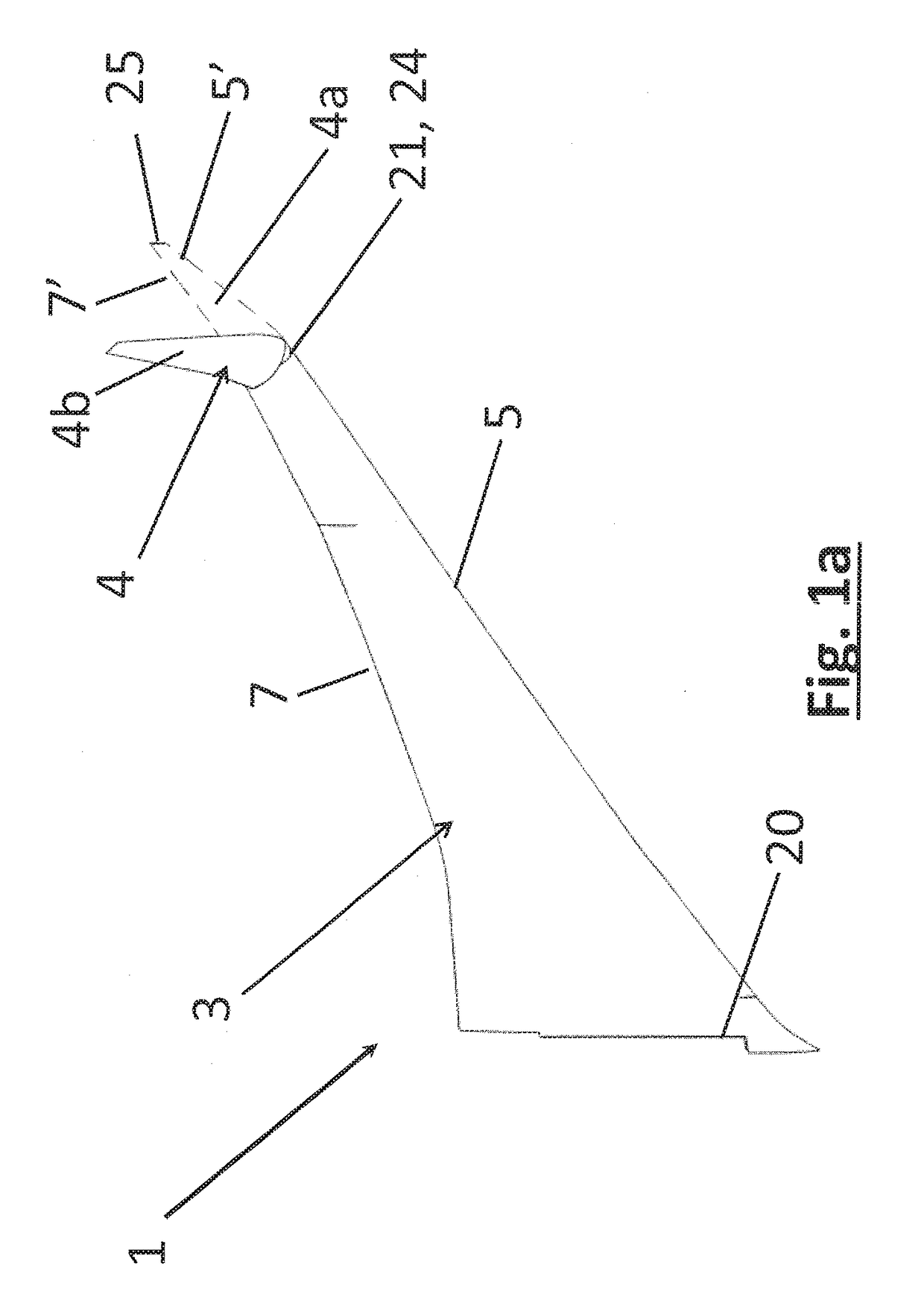 Rotational joint for an aircraft folding wing