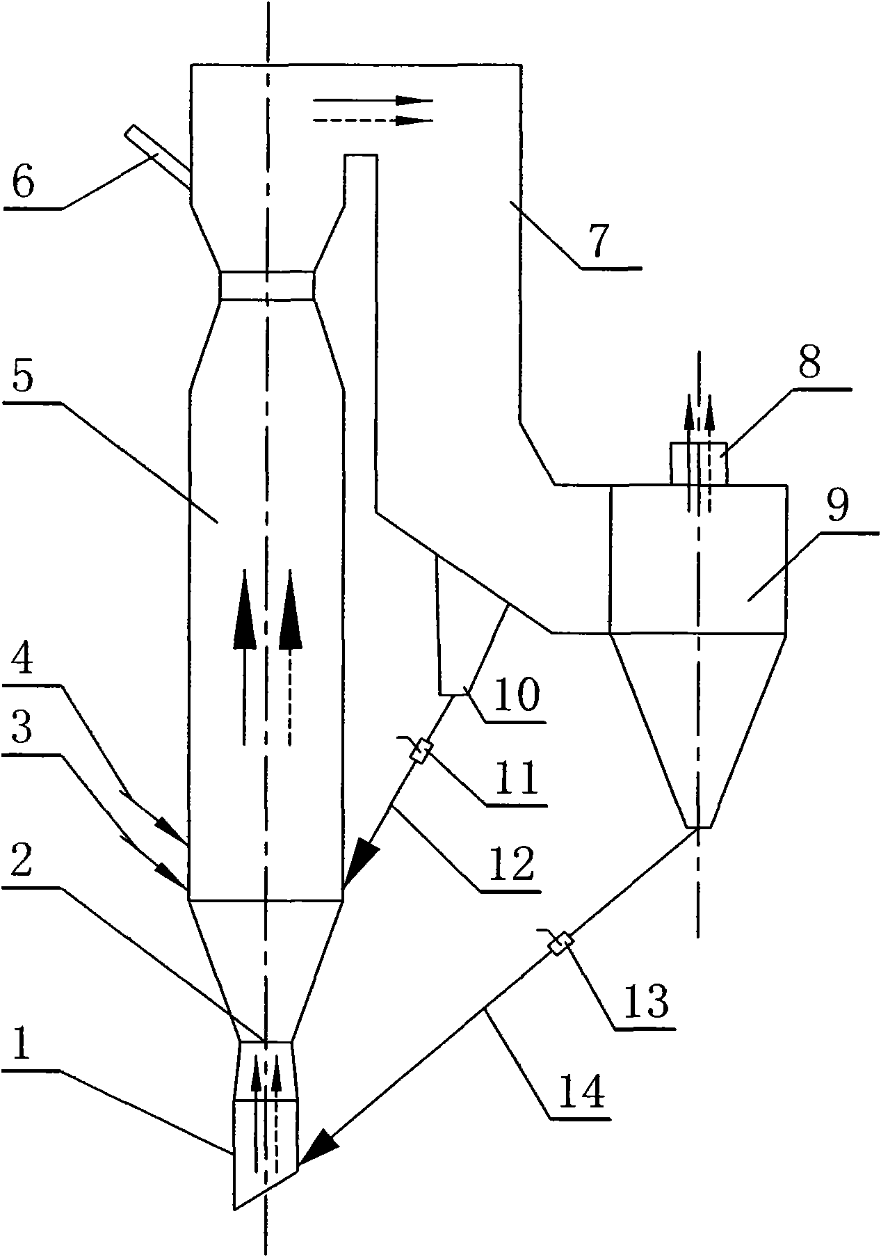 Method for decomposing semi-hydrated phosphogypsum