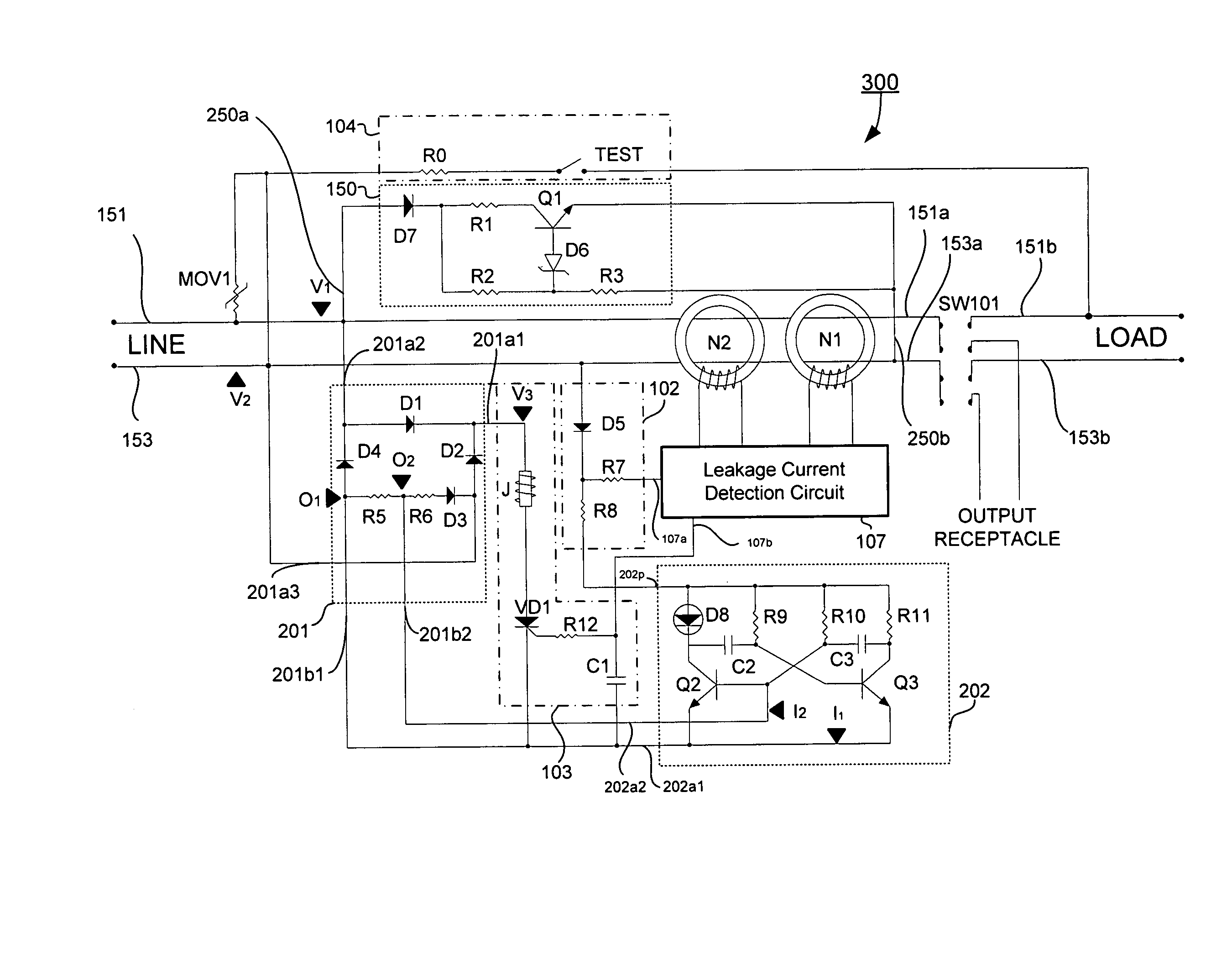 Intelligent life testing methods and apparatus for leakage current protection