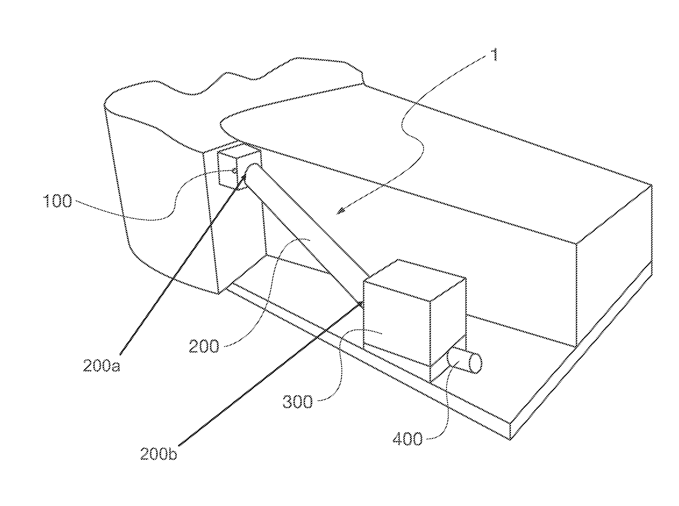 Unit for a hydroelectric power plant and modular hydroelectric power plant comprising said unit