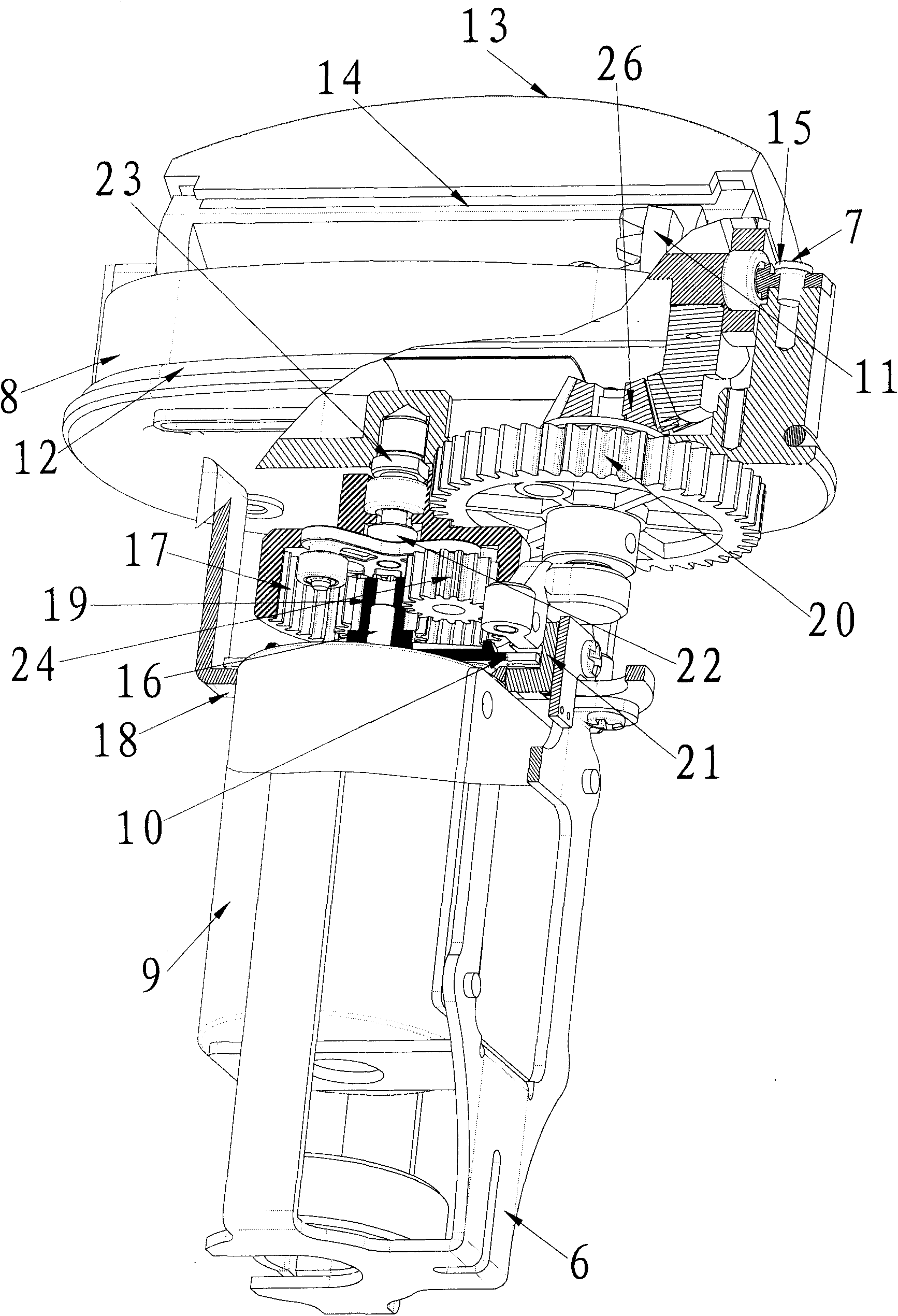 Ultrasonic scanning probe