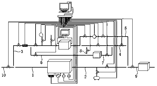 Device and method for adsorption and low-temperature plasma catalytic treatment of waste gas