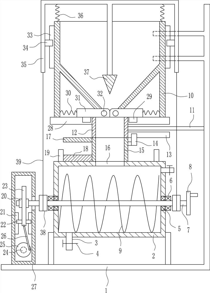 An intelligent home heat preservation type milk powder preparation device