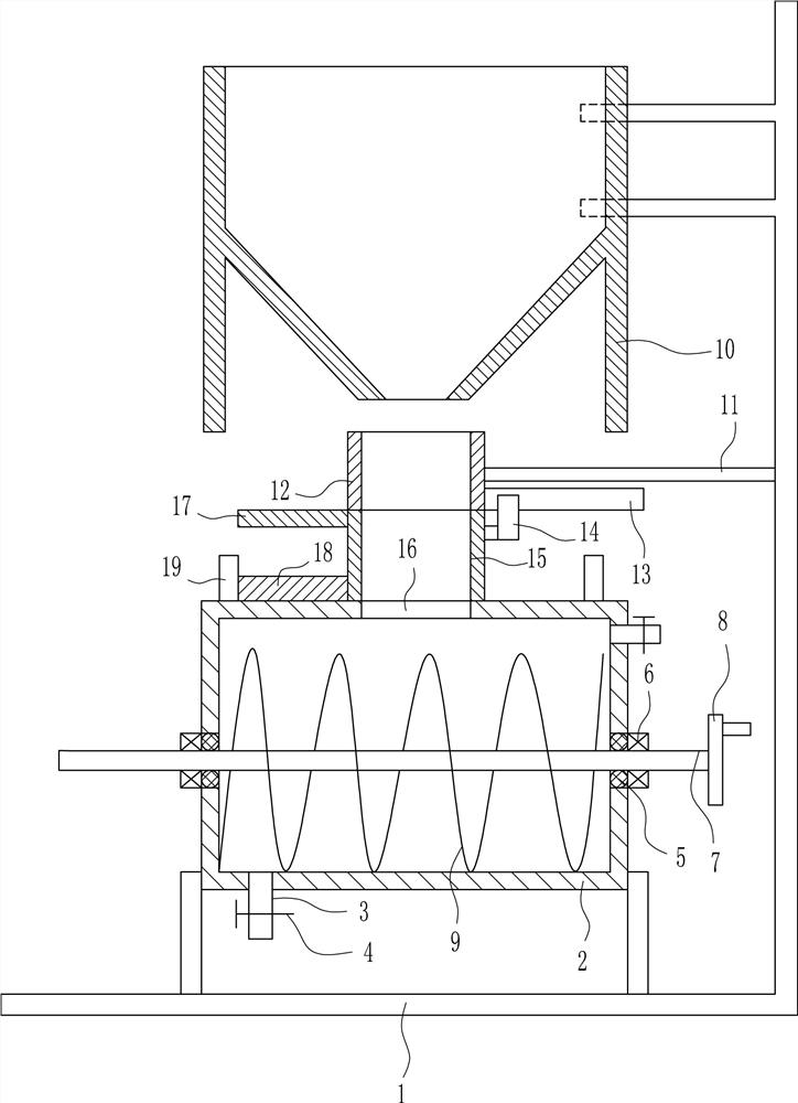 An intelligent home heat preservation type milk powder preparation device