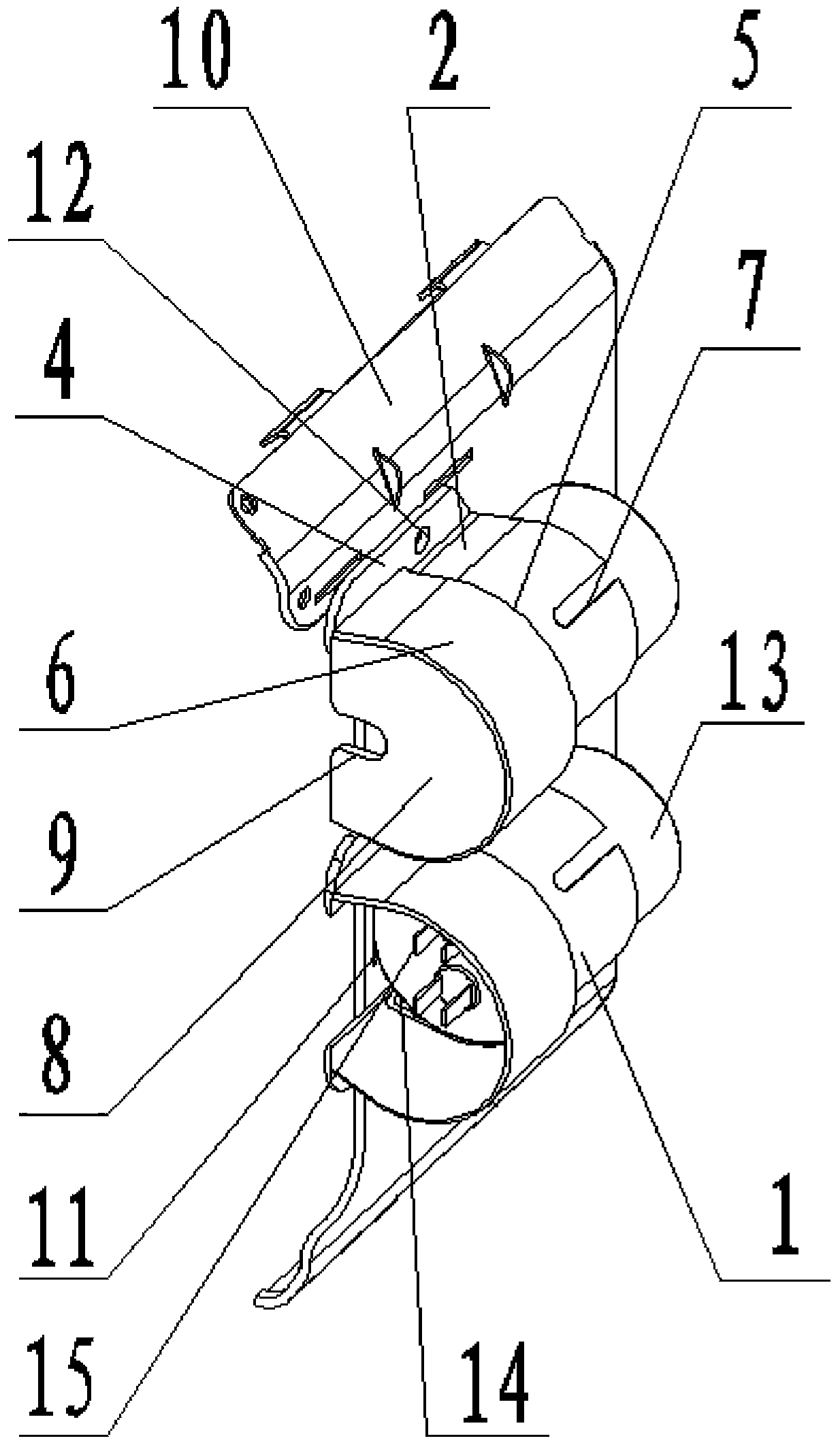 A waterproof capacitor installation device