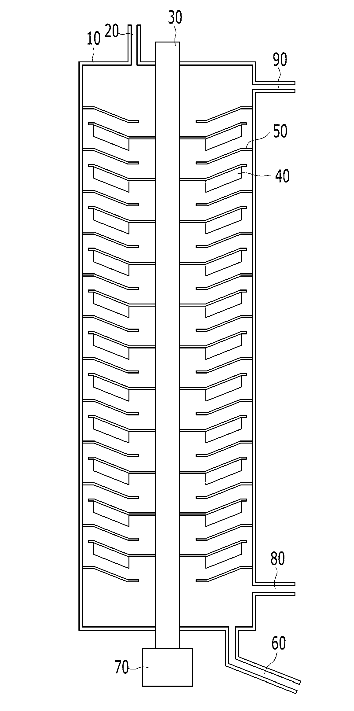 Method for removing unreacted monomers in polymer using SCC