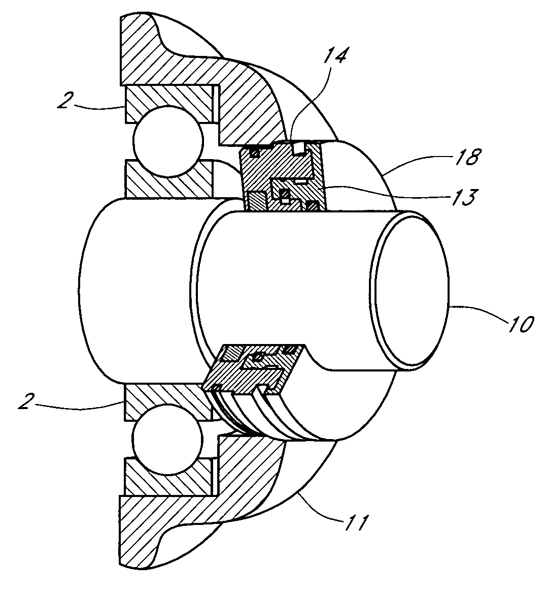 Motor ground seal