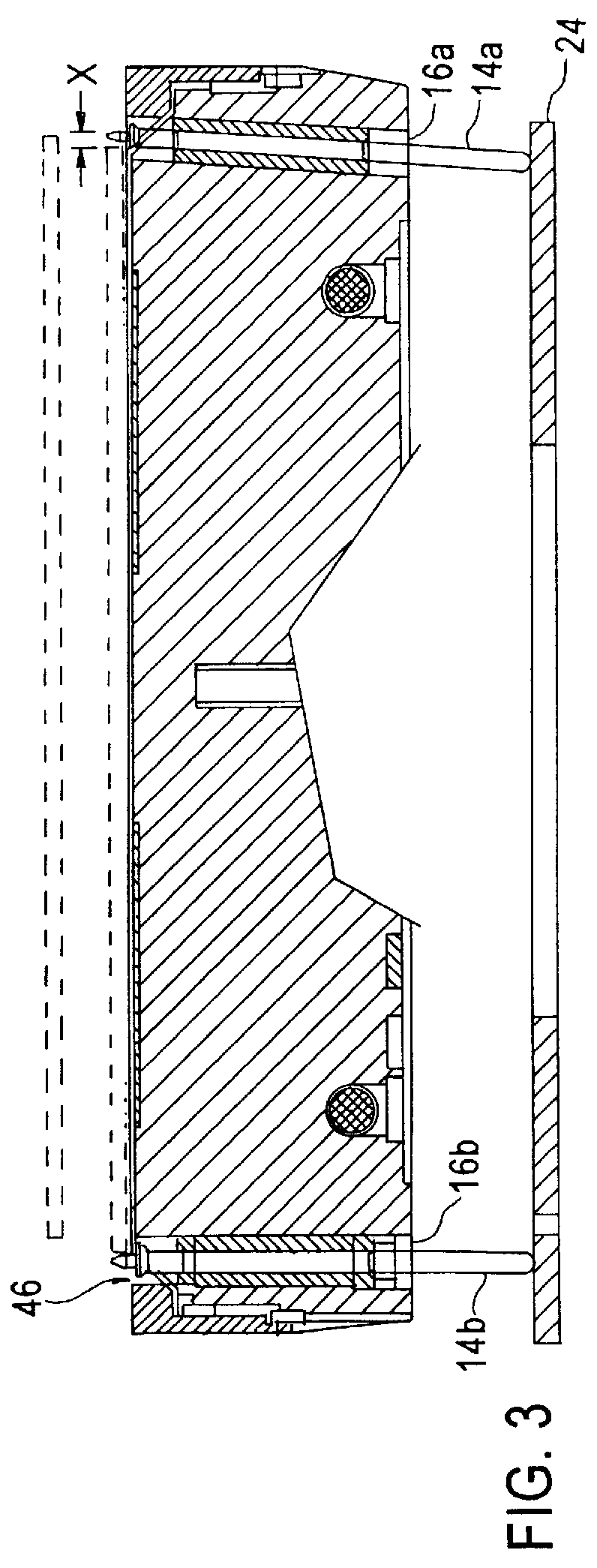 Apparatus and method for aligning a substrate on a support member