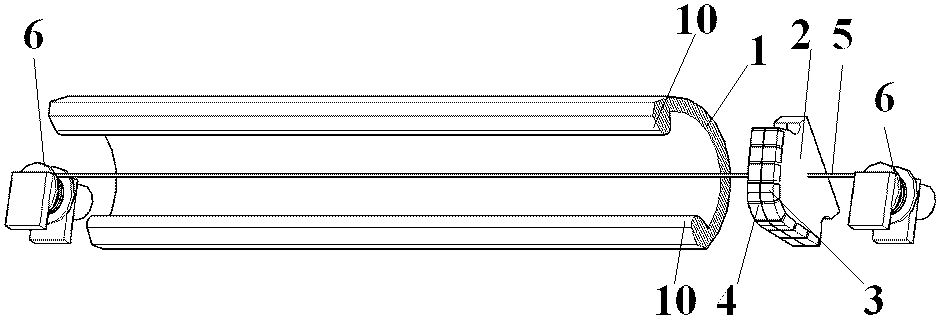 Automatic electromagnetic nondestructive testing method and device for in-use steel rail